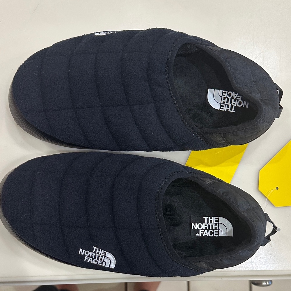 The North Face Black Thermoball Quilted Slippers